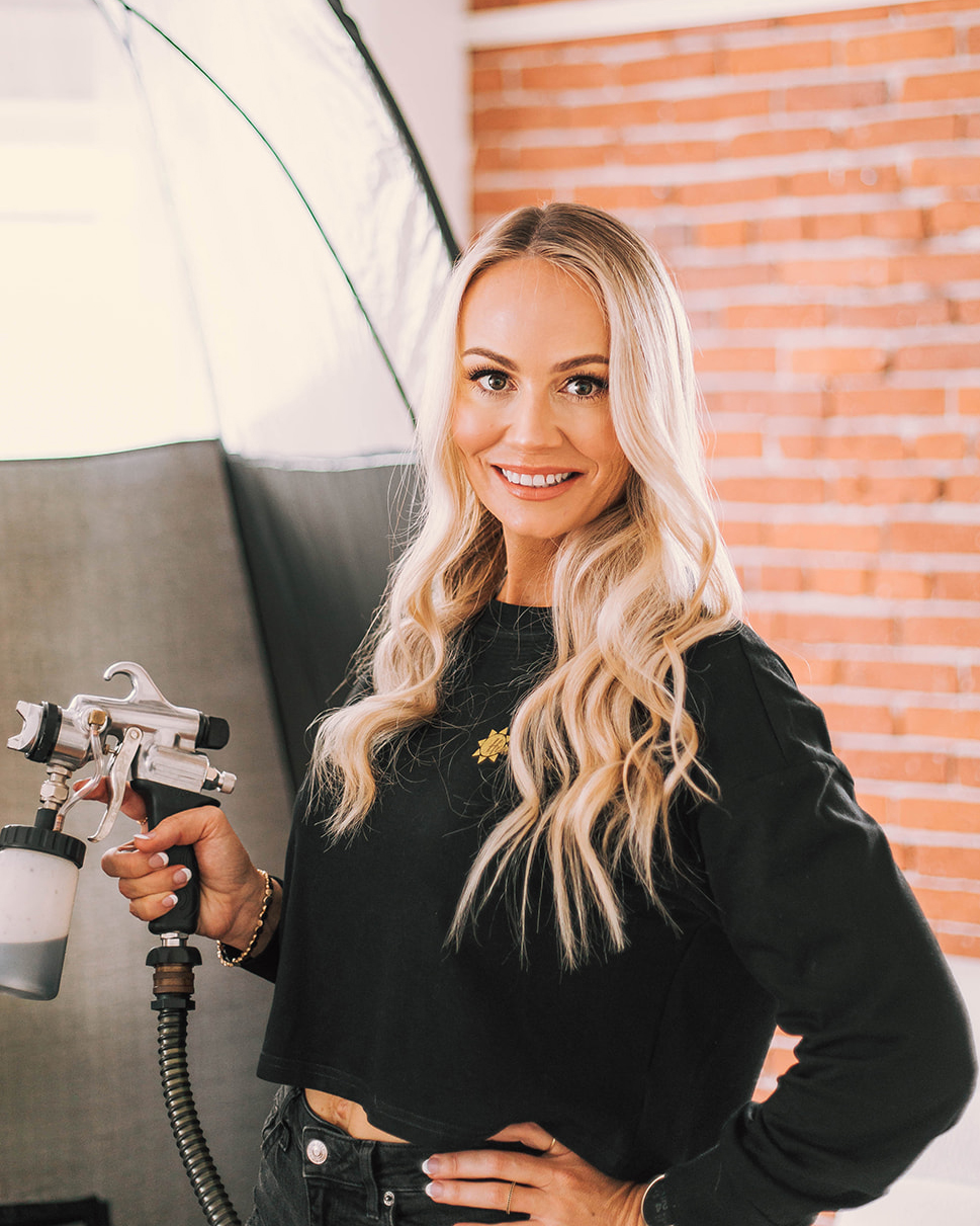 Portrait of Heavenly Daniel, founder of Heavenly Tan